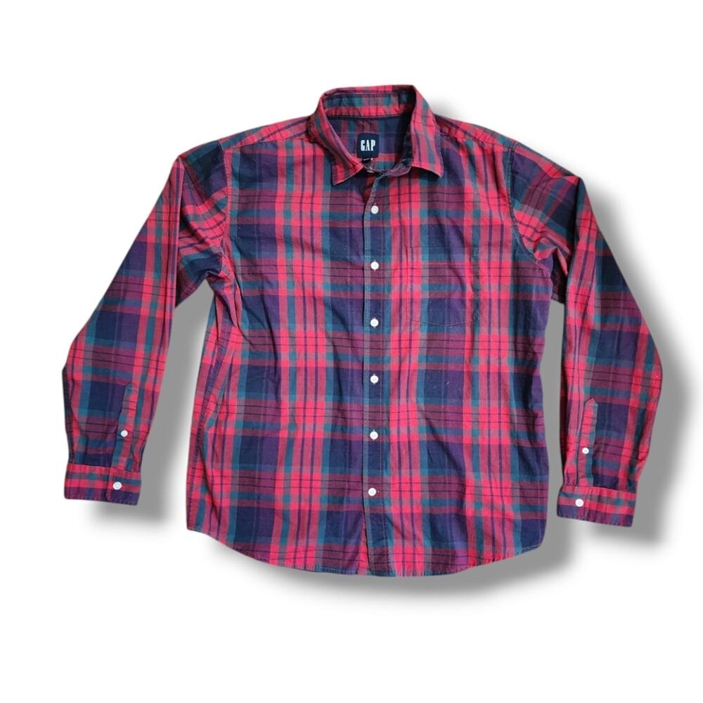 Gap Tartan Plaid Button Down Shirt